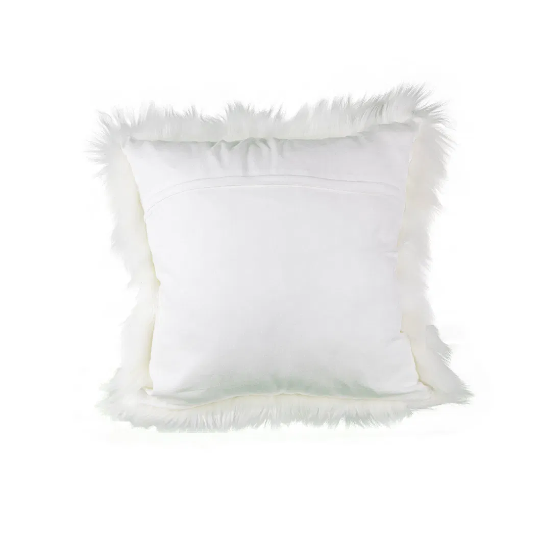 Shaggy Single Side Faux Fur Pillowcase Fluffy Shaggy Soft Plush Pillowcase